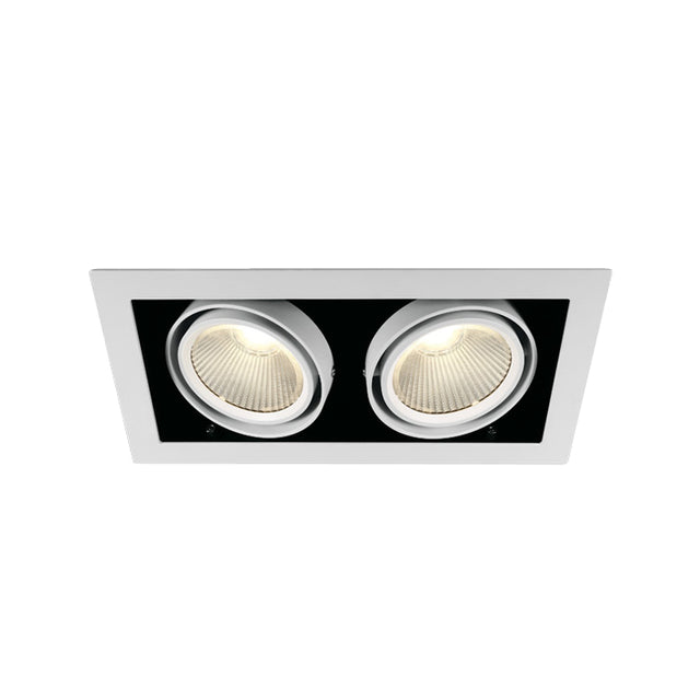 51230/W/W WEISS COB 2x30W WW 38° 230V