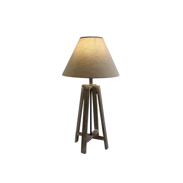 61118 WOOD TISCHLAMPE 12W E27