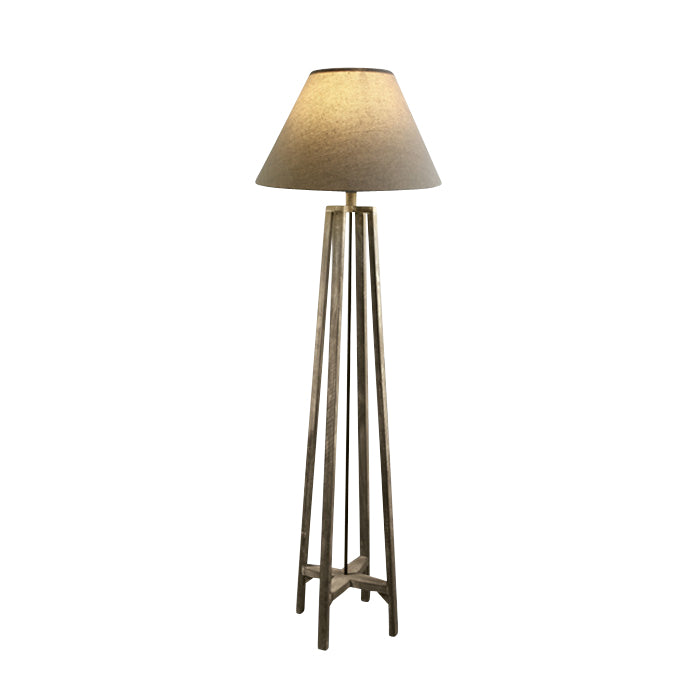 61118A WOOD FLOOR LAMP 12W E27