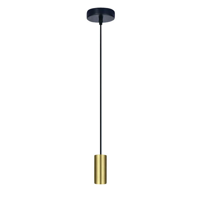 63124/BBS GEBÜRSTETES MESSING PENDANT 20W E27