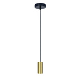 63124/BBS GEBÜRSTETES MESSING PENDANT 20W E27