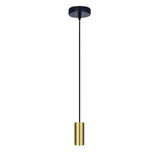 63124/BBS GEBÜRSTETES MESSING PENDANT 20W E27