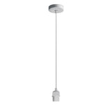 63126/W WEISS PENDANT 20W E27