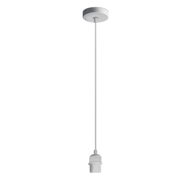 63126/W WEISS PENDANT 20W E27