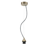 63126A/BBS GEBÜRSTETES MESSING PENDANT 20W E27