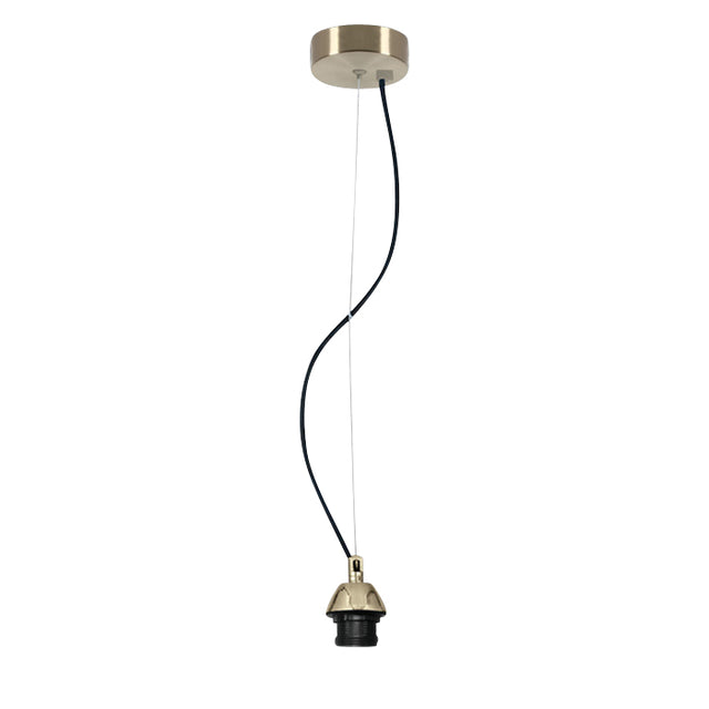 63126A/BBS GEBÜRSTETES MESSING PENDANT 20W E27