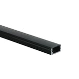 7902/B/B SCHWARZ PROFIL 2m + PC SCHWARZ Abdeckung