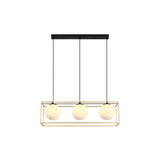 63174C/BS MESSING CEILING LIGHT 3x8W E14 100-240V
