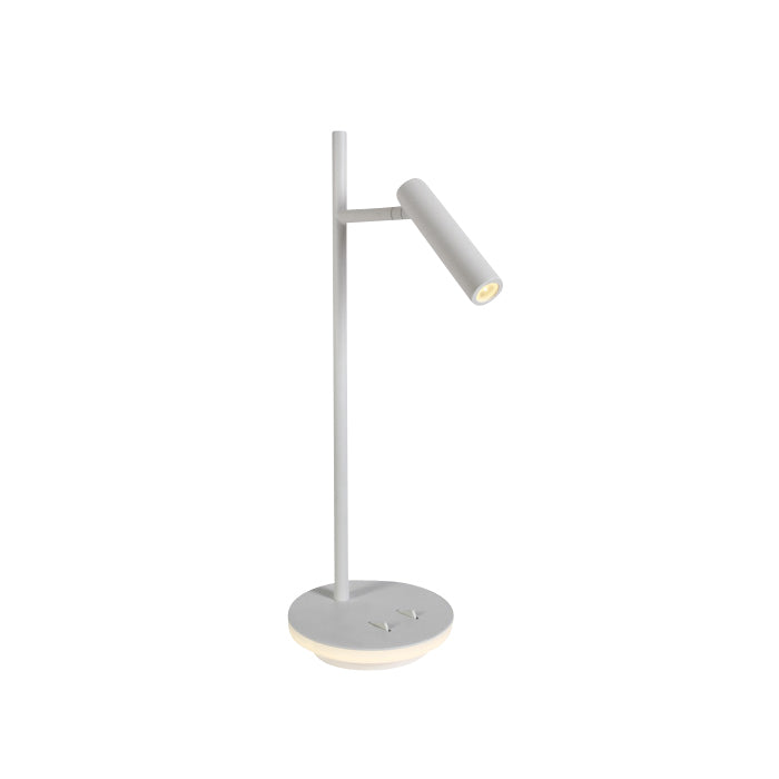 61132A/W/W WEISS SPOT 3W + 6W WW TISCHLAMPE IP20 230V