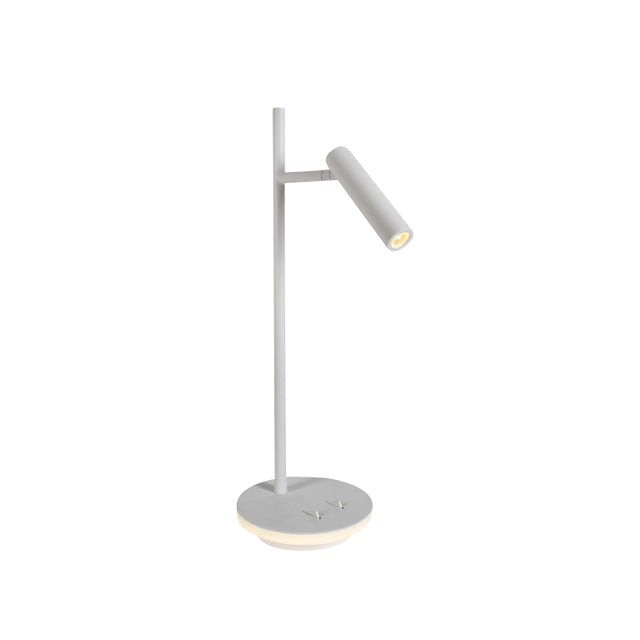 61132A/W/W WEISS SPOT 3W + 6W WW TISCHLAMPE IP20 230V