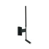 65144/B/W SCHWARZ SPOT 3W + 6W WW WALL LAMP IP20 230v