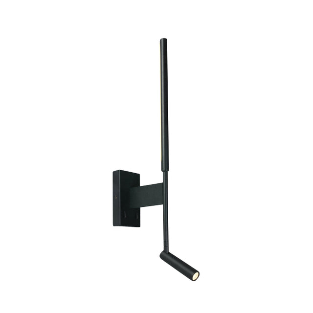 65144/B/W SCHWARZ SPOT 3W + 6W WW WALL LAMP IP20 230v