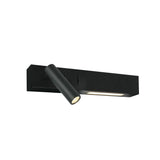 65146/B/W SCHWARZ 3W SPOT + 6W WW WALL LAMP IP20 230V