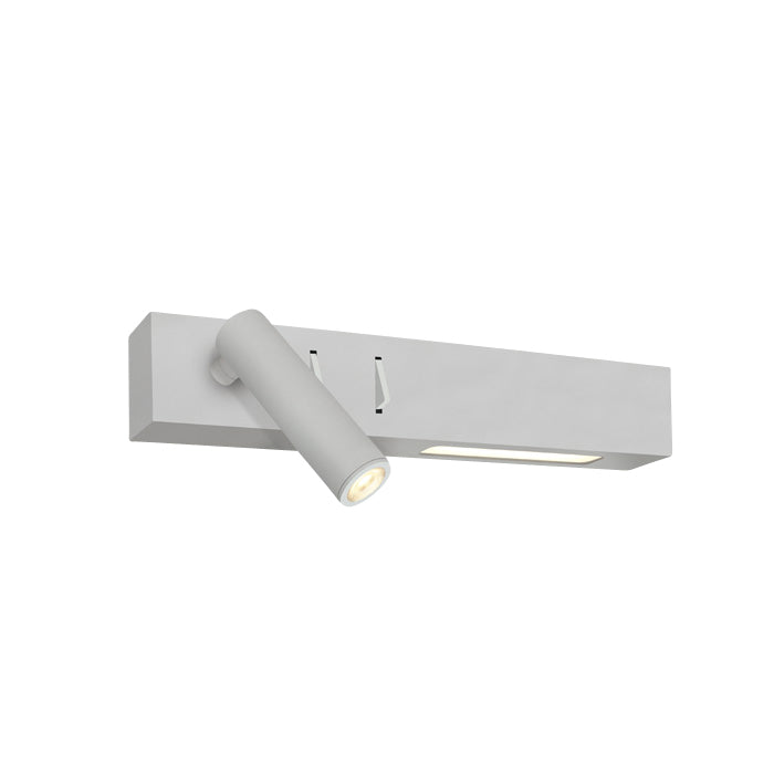 65146/W/W WEISS 3W SPOT + 6W WW WALL LAMP IP20 230V