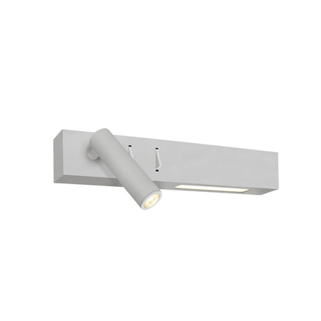 65146/W/W WEISS 3W SPOT + 6W WW WALL LAMP IP20 230V