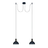 63140B/B SCHWARZ mit SCHWARZ SHADE 10W 2xE27