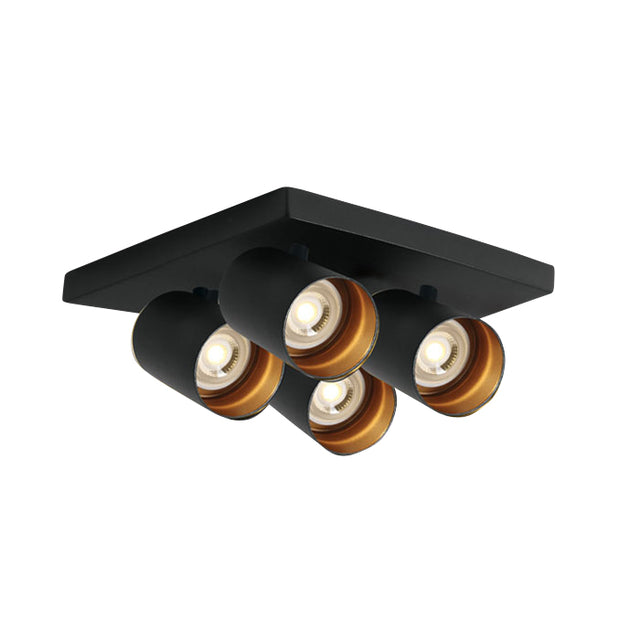 65405N/B SCHWARZ GU10 4x10W DARK LIGHT