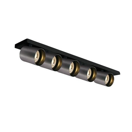 65505N/MG METAL GRAU GU10 5x10W DARK LIGHT