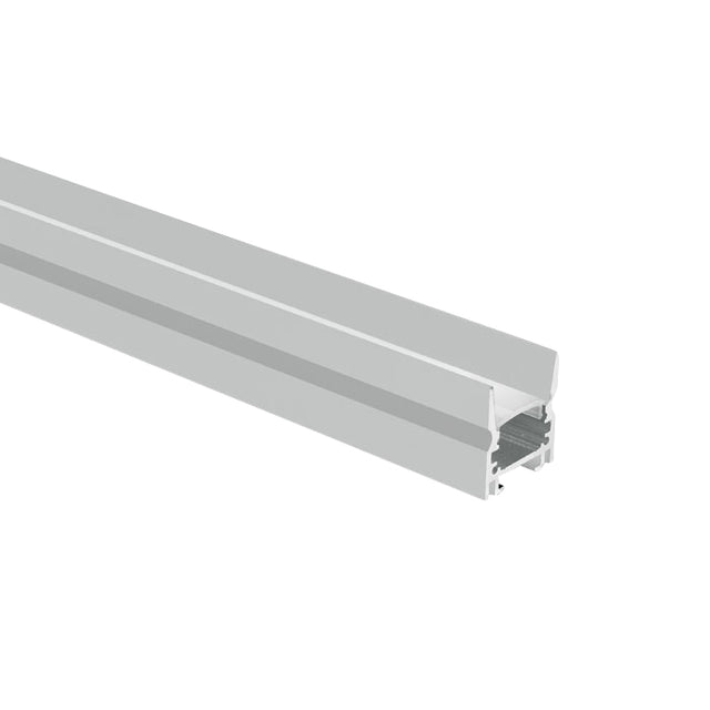7903/W WEISS PROFIL 2m + PC Opal Abdeckung DARK LIGHT