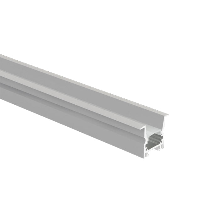 7903R/W WEISS EINBAU PROFIL 2m + PC Opal Abdeckung