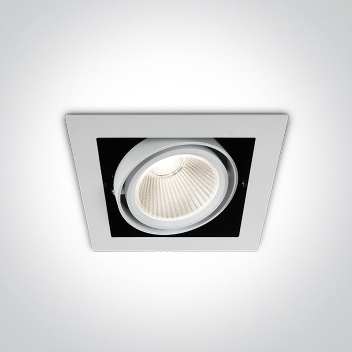 51130/W/C WEISS COB 30W CW 38° 230V