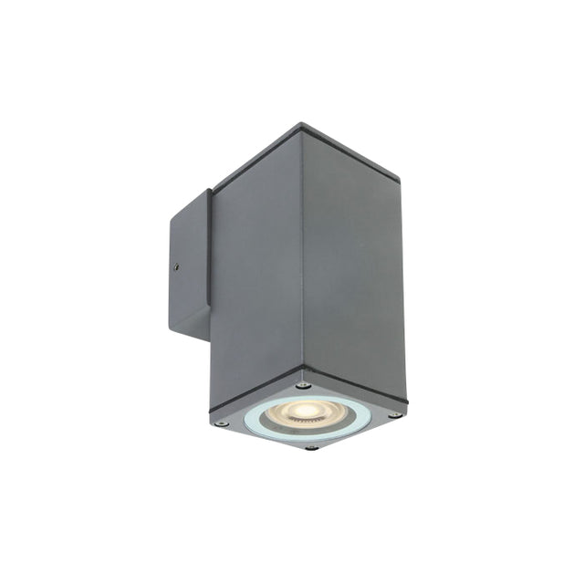 67426B/G GRAU WALL GU10 10W IP54 100-240V