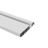 7922/W WEISS ALUMINIUM LED WANDPROFIL FÜR 8mm LED STRIP 2m
