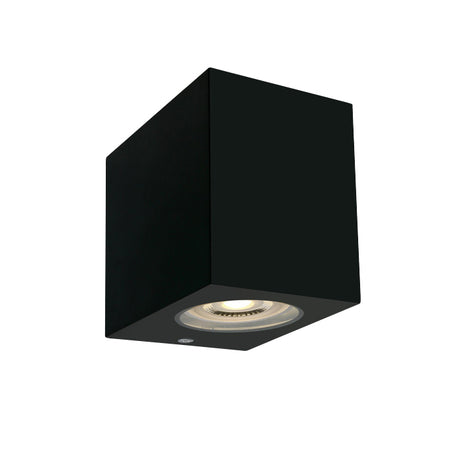 67142H/B SCHWARZ WALL LIGHT GU10 6W IP65