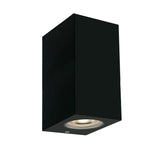 67142K/B SCHWARZ WALL LIGHT GU10 2x6W IP65
