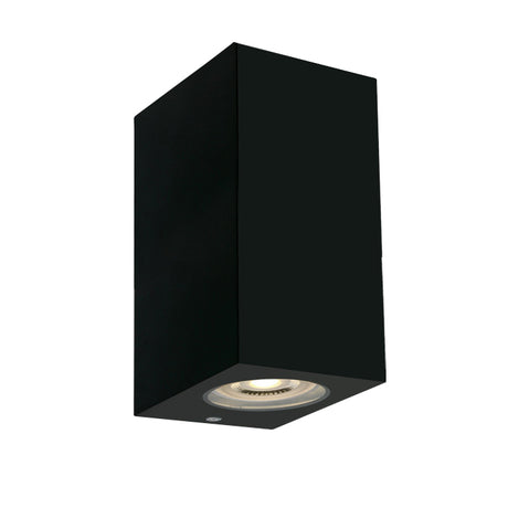 67142K/B SCHWARZ WALL LIGHT GU10 2x6W IP65