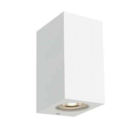 67142K/W WEISS WALL LIGHT GU10 2x6W IP65