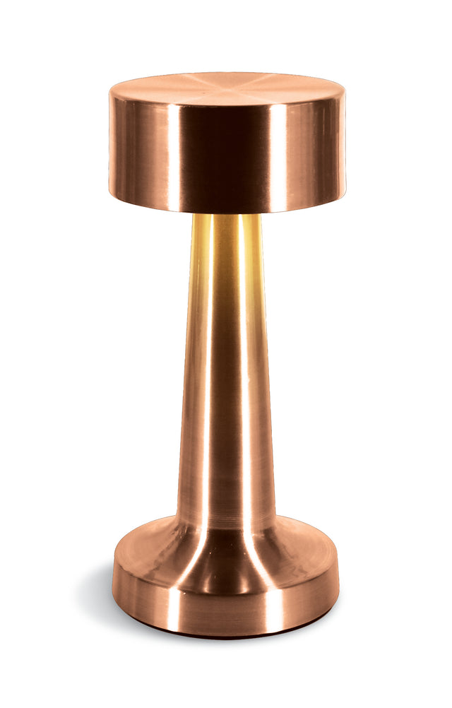 61102/CU KUPFER TISCHLAMPE 3W WW IP54 USB SOCKEL AKKU DIM