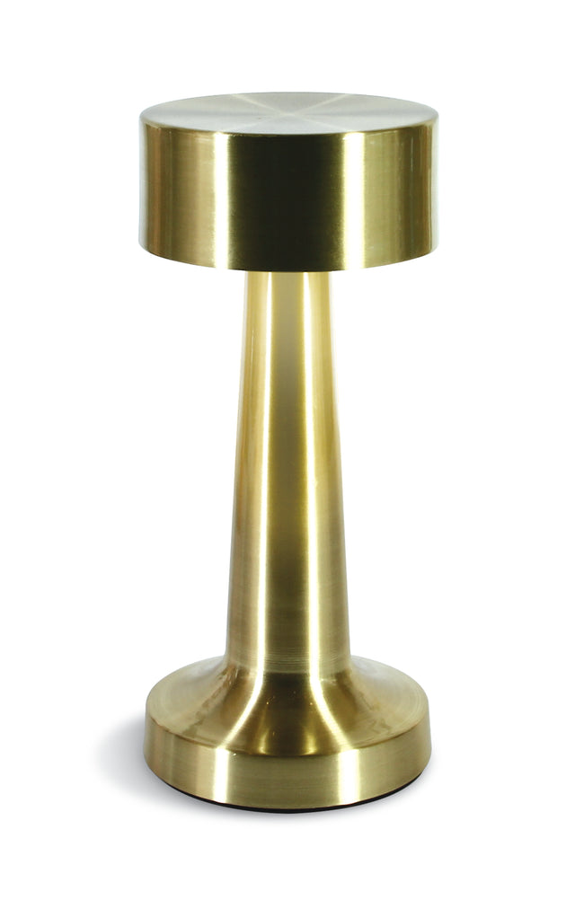 61102/BBS GEBÜRSTETES MESSING TISCHLAMPE 3W WW IP54 USB