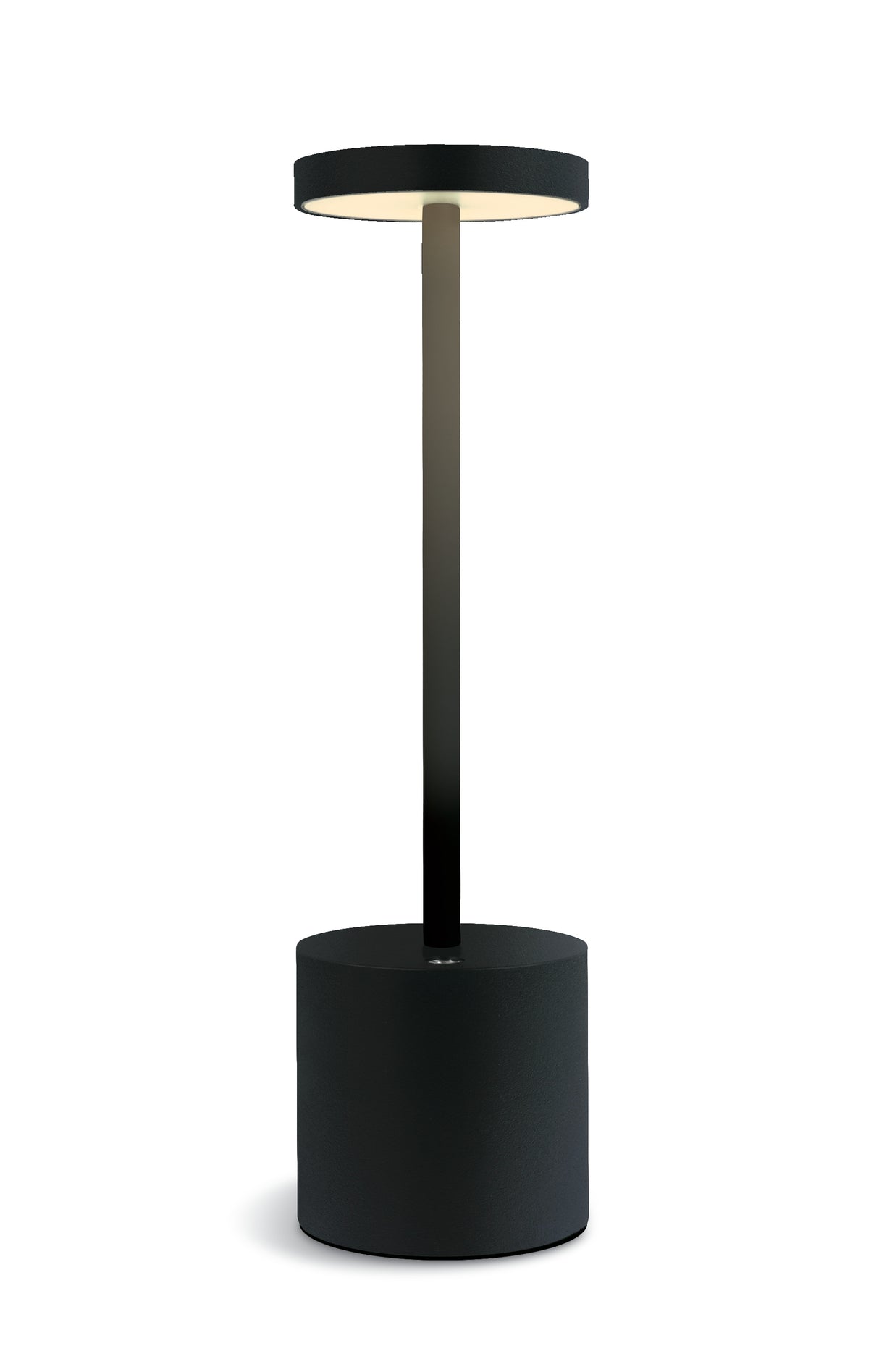 61100/B SCHWARZ TISCHLAMPE 3W WW IP54 USB AKKU DIMMBAR