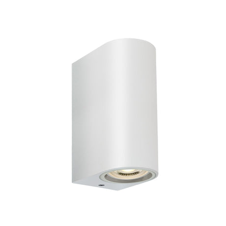 67142G/W WEISS WALL LIGHT GU10 2x6W IP65