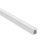 7901/W WEISS PROFIL 2m FÜR 5mm STRIPS + PC OPAL Abdeckung