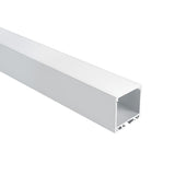 7912/W WEISS PROFIL 2m + PC OPAL Abdeckung