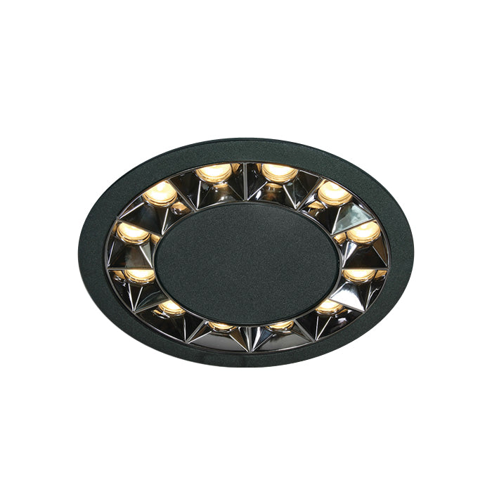 10120X/B/W SCHWARZ EINBAU LED 20W WW IP20 38° 230V