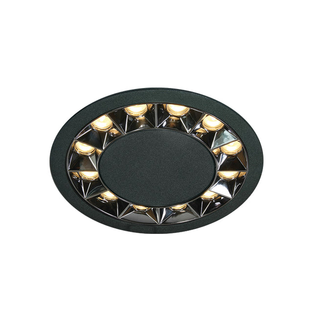 10120X/B/W SCHWARZ EINBAU LED 20W WW IP20 38° 230V