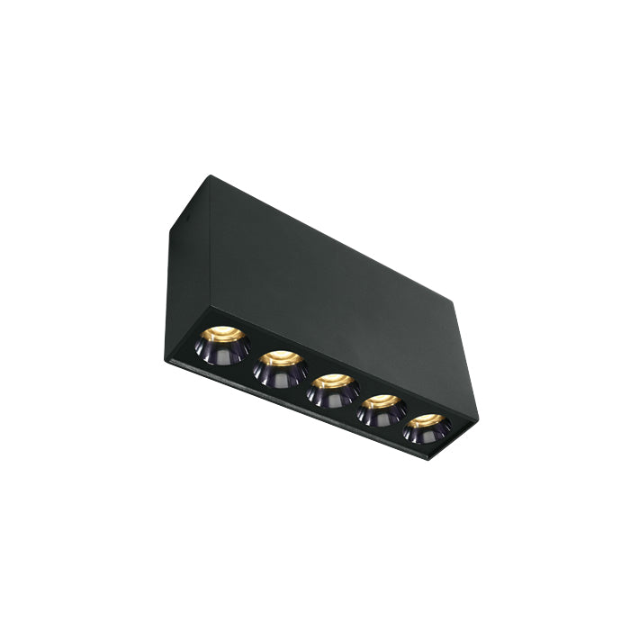 12112H/B/W SCHWARZ LED 12W WW IP20 38° 230V DARK LIGHT