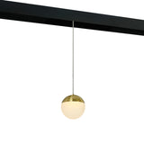42136/BBS/W GEBÜRSTETES MESSING PENDANT 10W WW 48V IP20