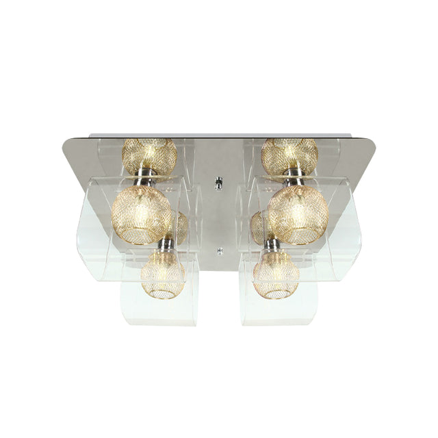 60178B/C CHROME CEILING LIGHT 4x9W G9 100-240V
