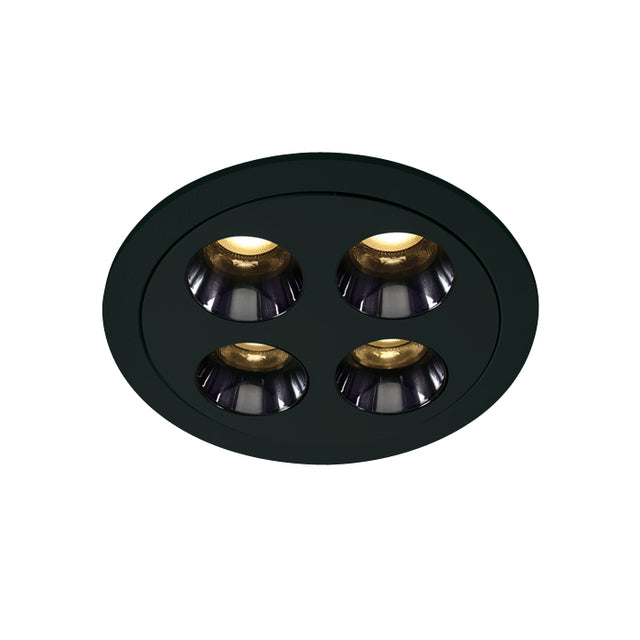 10110H/B/W SCHWARZ EINBAU LED 10W WW IP20 38° 230V