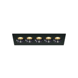 50012H/B/W SCHWARZ EINBAU LED 12W WW IP20 38° 230V