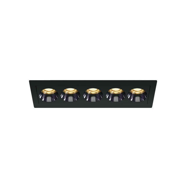 50012H/B/W SCHWARZ EINBAU LED 12W WW IP20 38° 230V