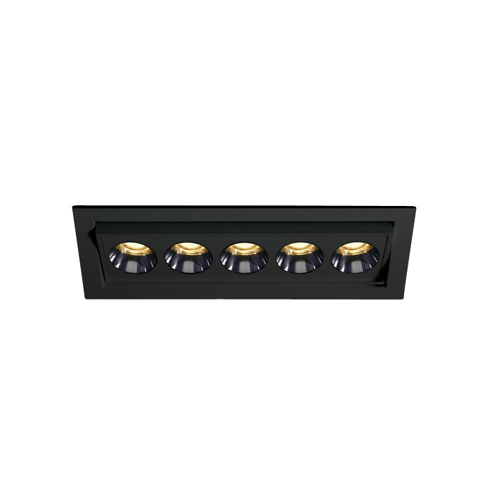 51012H/B/W SCHWARZ EINBAU LED 12W WW IP20 38° 230V
