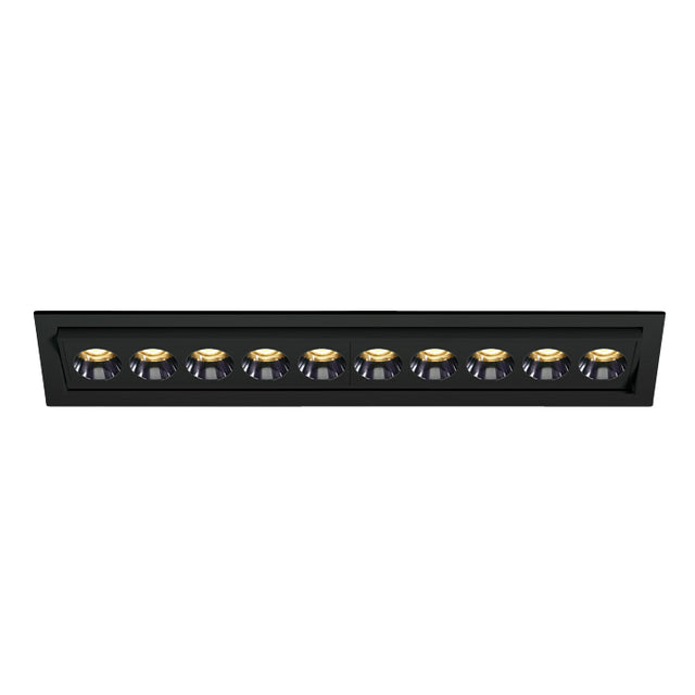 51024H/B/W SCHWARZ EINBAU LED 24W WW IP20 38° 230V
