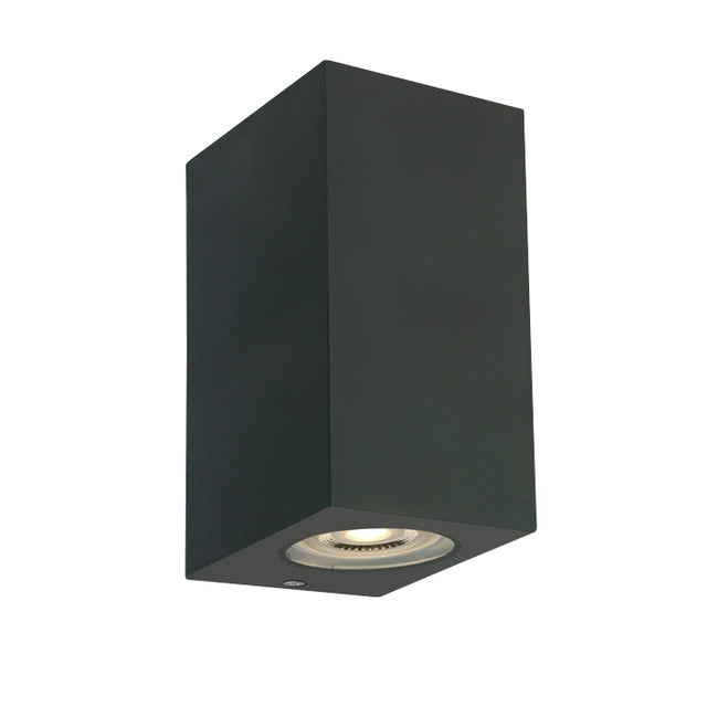67142K/AN ANTHRACITE WALL LIGHT GU10 2x6W IP65
