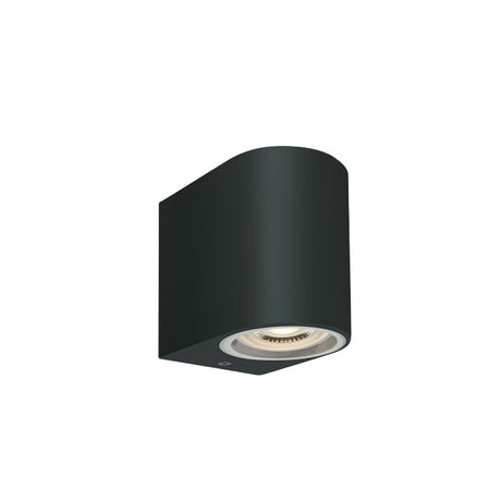 67142F/B SCHWARZ WALL LIGHT GU10 6W IP65
