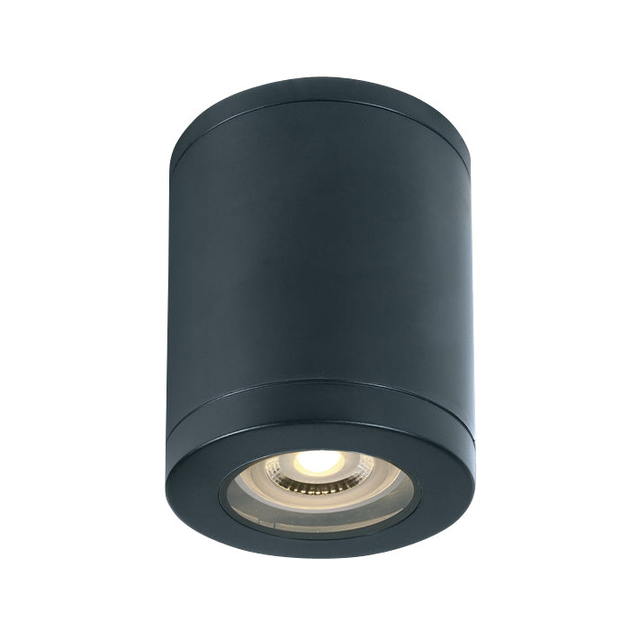 67142B/B SCHWARZ CYLINDER GU10 10W IP65